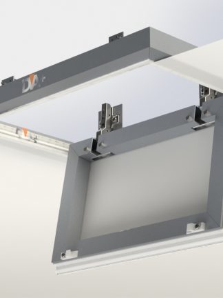 Люк ревизионный для тканевых натяжных потолков 25х50см