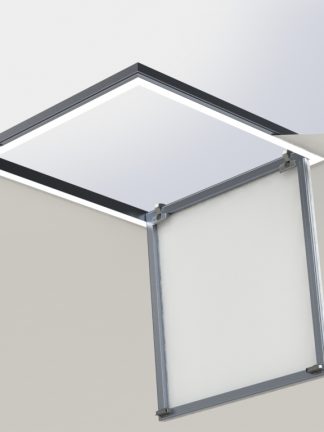 Люк - светильник "Контур" 70х70см, для натяжных потолков