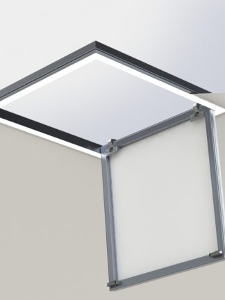 Люк - светильник "Контур" 60х60см, для натяжных потолков