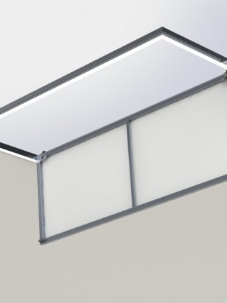 Люк - светильник "Контур" 60х160см, для натяжных потолков