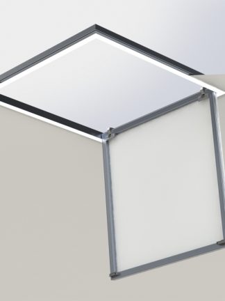 Люк - светильник "Контур" 80х80см, для натяжных потолков